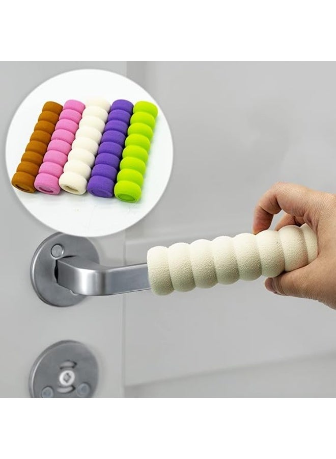 Door Handle Cover 6 Pack Soft Foam Door Handle Protectors for Kids, Child Safety Handle with 5 Colors - Image 2